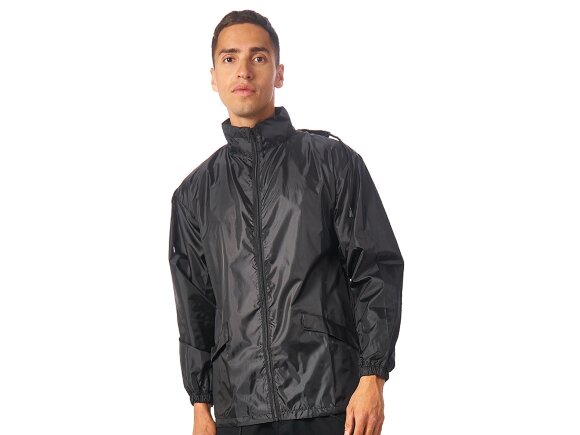 Ветровка Miami мужская с чехлом, черный Ветровка Miami мужская с чехлом, черный