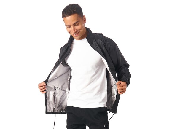 Ветровка Miami мужская с чехлом, черный Ветровка Miami мужская с чехлом, черный
