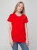 Футболка женская T-bolka Lady, красная Футболка женская T-bolka Lady, красная