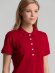 Рубашка поло женская Sunset, красная