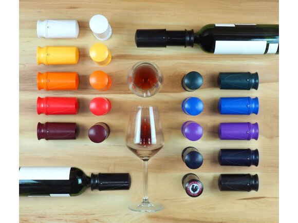 Винный насос и стоппер Pump It, черный Винный насос и стоппер Pump It, черный