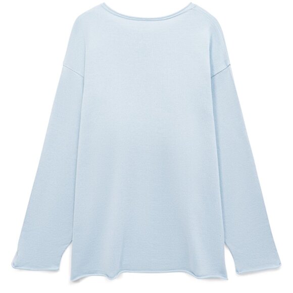 Лонгслив унисекс Siluetti Fuori, светло-голубой
