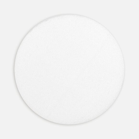 Наклейка тканевая Lunga Round, M, белая