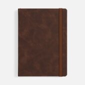 Ежедневник Urban Hard, недатированный, коричневый