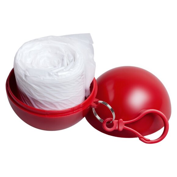 Дождевик в круглом футляре Nimbus, красный Дождевик в круглом футляре Nimbus, красный