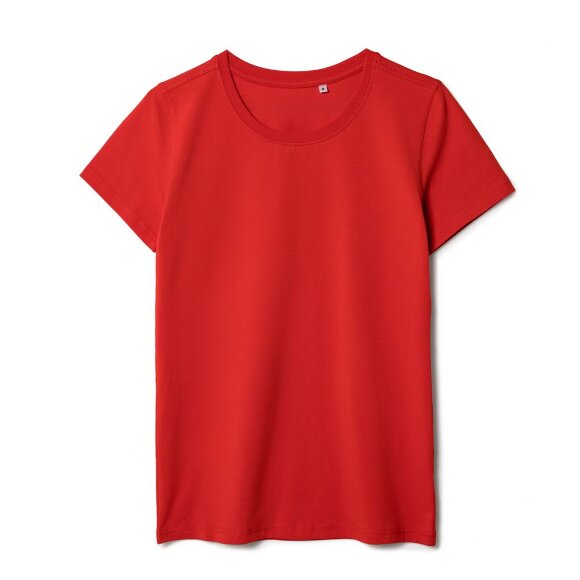 Футболка женская T-bolka Stretch Lady, красная Футболка женская T-bolka Stretch Lady, красная