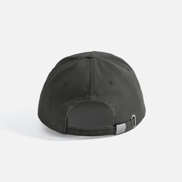 Бейсболка Long Beach, серая с оранжевым