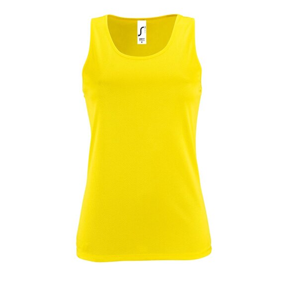 Майка женская Sporty TT Women, желтый неон Майка женская Sporty TT Women, желтый неон
