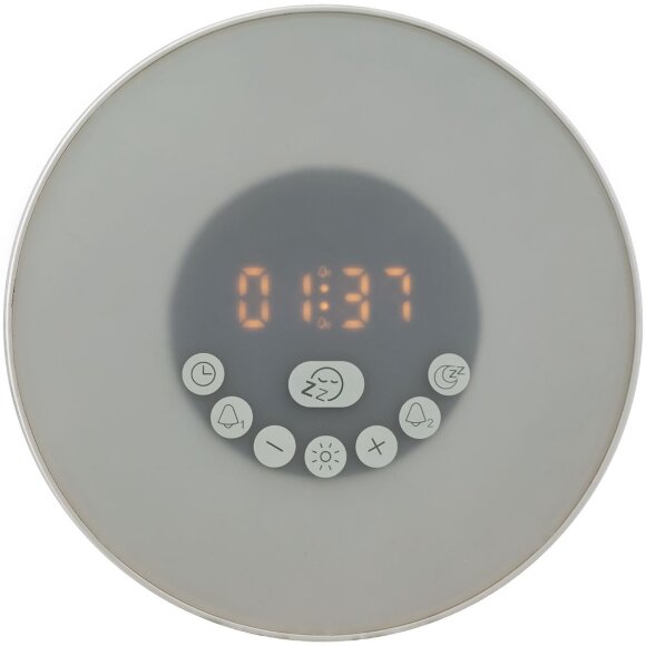 Лампа-колонка dreamTime для пробуждения светом и музыкой, белая Лампа-колонка dreamTime для пробуждения светом и музыкой, белая