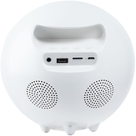 Лампа-колонка dreamTime для пробуждения светом и музыкой, белая Лампа-колонка dreamTime для пробуждения светом и музыкой, белая