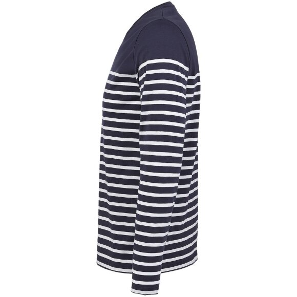 Футболка мужская с длинным рукавом Matelot LSL Men, синяя с белым Футболка мужская с длинным рукавом Matelot LSL Men, синяя с белым