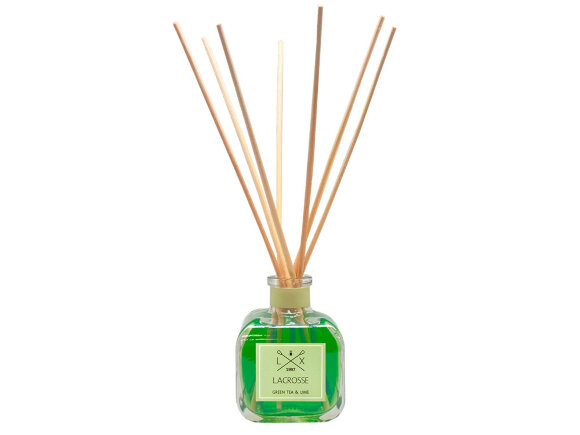 Диффузор ароматический Зеленый чай & лайм Lacrosse 100 мл., зеленый Диффузор ароматический Зеленый чай & лайм Lacrosse 100 мл., зеленый