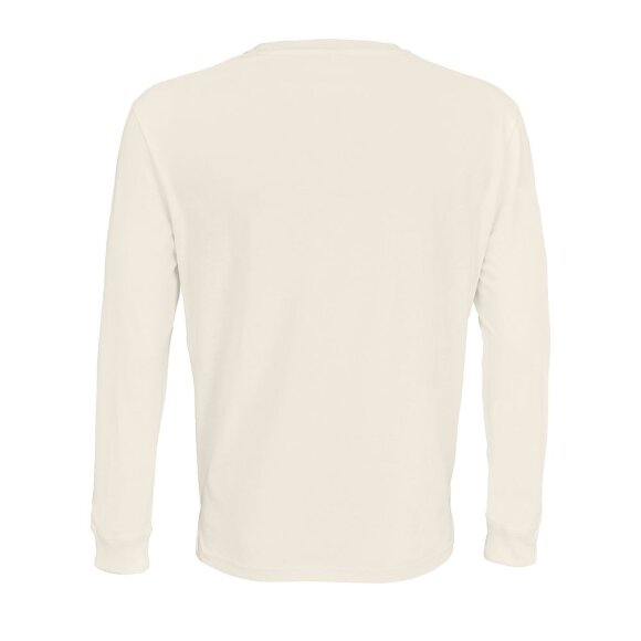 Футболка унисекс с длинным рукавом Pioneer LSL, молочно-белая
