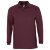 Рубашка поло мужская с длинным рукавом Winter II 210 бордовая