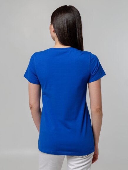 Футболка женская T-bolka Stretch Lady, ярко-синяя (royal) Футболка женская T-bolka Stretch Lady, ярко-синяя (royal)