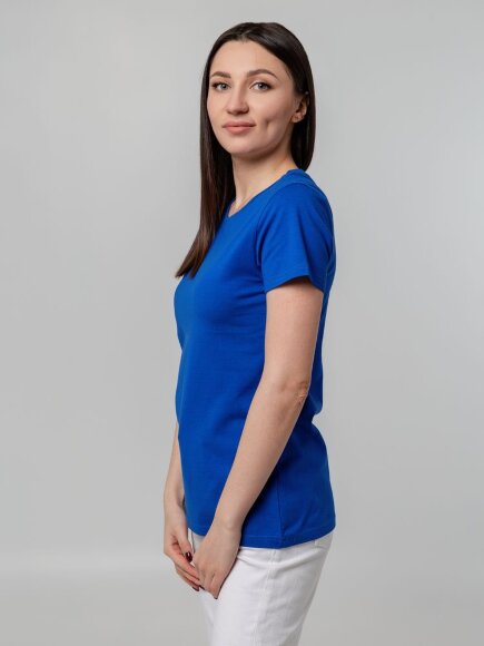 Футболка женская T-bolka Stretch Lady, ярко-синяя (royal) Футболка женская T-bolka Stretch Lady, ярко-синяя (royal)