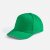 Бейсболка Long Beach, ярко-зеленая с белым
