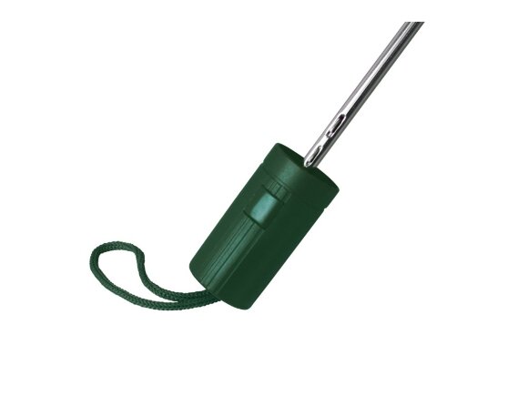 Зонт складной Tulsa, полуавтоматический, 2 сложения, с чехлом, зеленый Зонт складной Tulsa, полуавтоматический, 2 сложения, с чехлом, зеленый