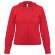 Толстовка женская Hooded Full Zip красная