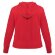 Толстовка женская Hooded Full Zip красная