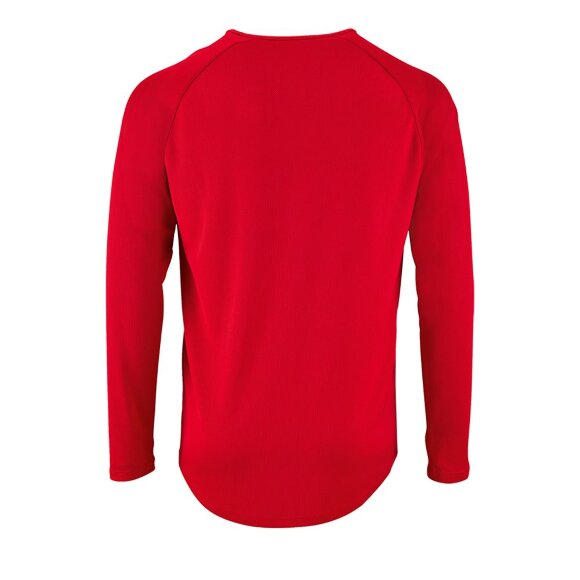 Футболка с длинным рукавом Sporty LSL Men, красная Футболка с длинным рукавом Sporty LSL Men, красная