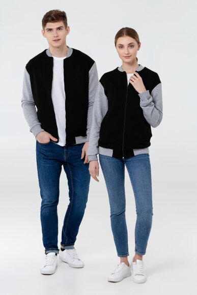 Бомбер College, черный