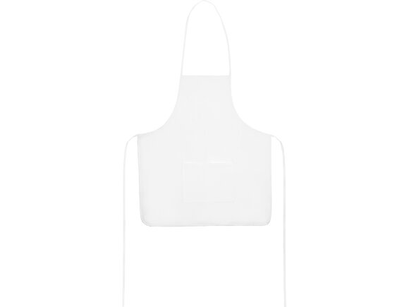 Фартук, белый, плотность 80г/м2 Фартук, белый, плотность 80г/м2