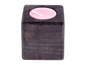 Свеча в декоративном подсвечнике, цв. эбен, аром. роза Свеча в декоративном подсвечнике, цв. эбен, аром. роза