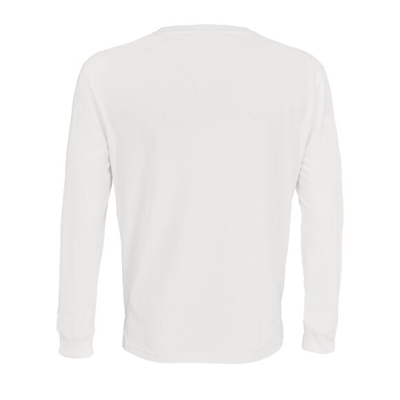 Футболка унисекс с длинным рукавом Pioneer LSL, белая