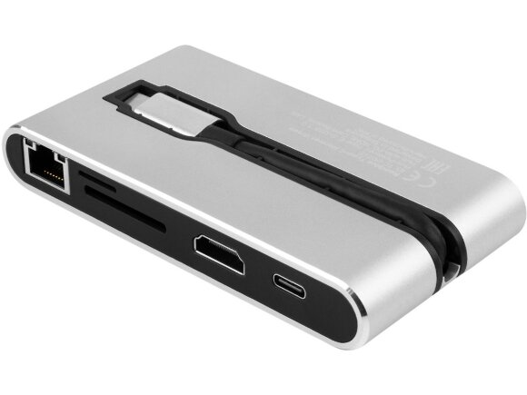 Хаб USB Rombica Type-C Hermes Black Хаб USB Rombica Type-C Hermes Black