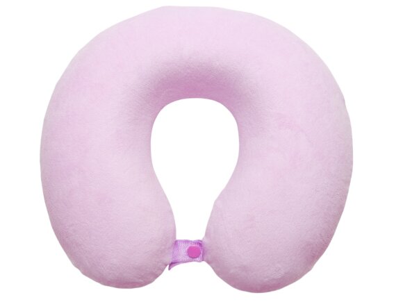 Подушка Basic из микрофибры с эффектом памяти U-shape, розовый NEW Подушка Basic из микрофибры с эффектом памяти U-shape, розовый NEW