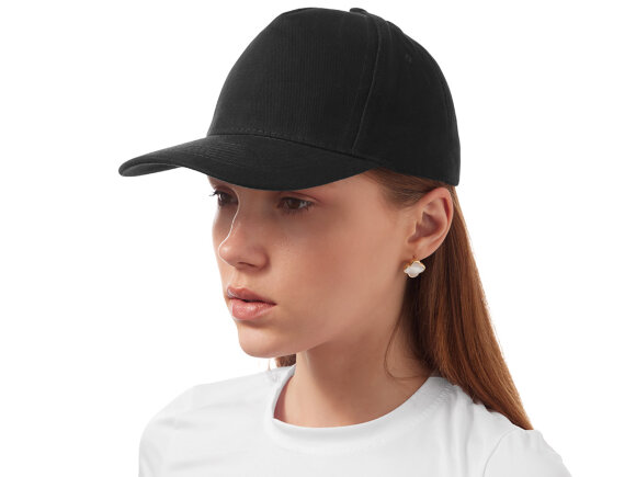 Бейсболка Florida 5-ти панельная, черный Бейсболка Florida 5-ти панельная, черный