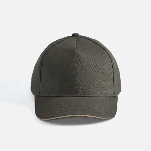 Бейсболка Long Beach, хаки с бежевым