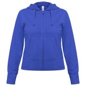 Толстовка женская Hooded Full Zip ярко-синяя