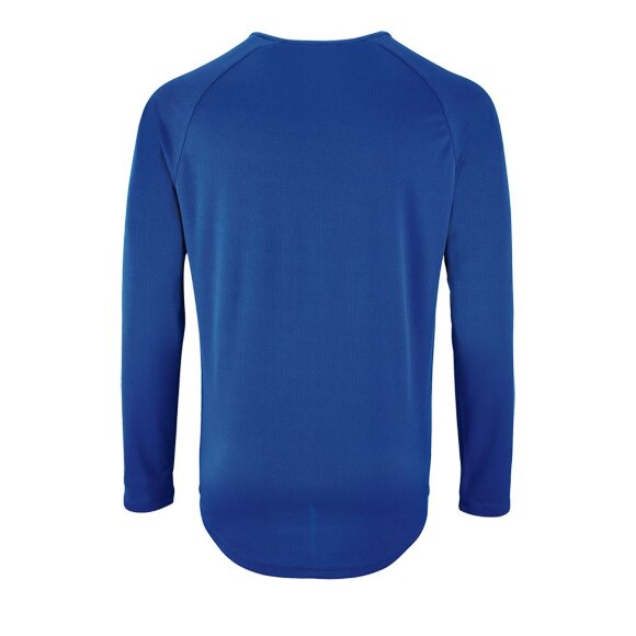 Футболка с длинным рукавом Sporty LSL Men, ярко-синяя Футболка с длинным рукавом Sporty LSL Men, ярко-синяя