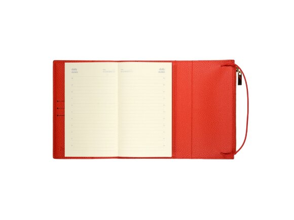 Ежедневник недатированный  А5- Dolce Vita  (красный)