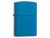 Зажигалка ZIPPO Classic с покрытием Sapphire™, латунь/сталь, синяя, глянцевая, 38x13x57 мм