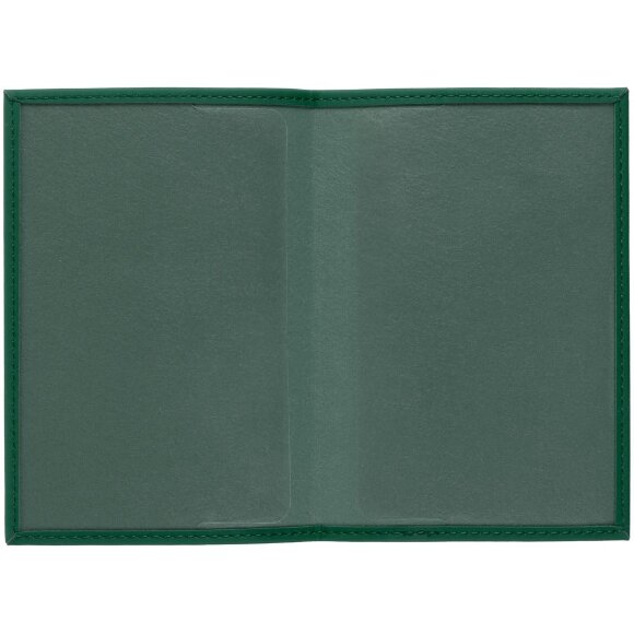 Обложка для паспорта Shall, зеленая