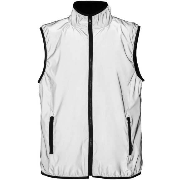 Жилет двусторонний Manifest из светоотражающей ткани, серый Жилет двусторонний Manifest из светоотражающей ткани, серый