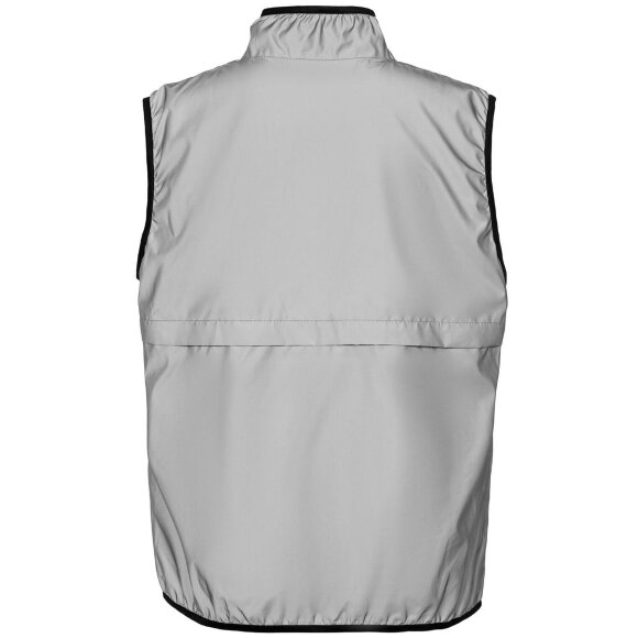 Жилет двусторонний Manifest из светоотражающей ткани, серый Жилет двусторонний Manifest из светоотражающей ткани, серый