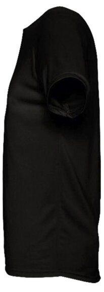 Футболка унисекс Sporty 140, черная Футболка унисекс Sporty 140, черная