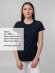Футболка женская T-bolka Stretch Lady, темно-синяя (navy)