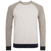 Толстовка унисекс Sandro, светло-серый меланж с темным меланжем Толстовка унисекс Sandro, светло-серый меланж с темным меланжем