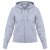 Толстовка женская Hooded Full Zip серый меланж