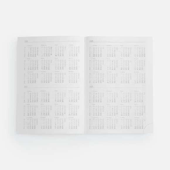 Ежедневник Favor Metal, недатированный, красный