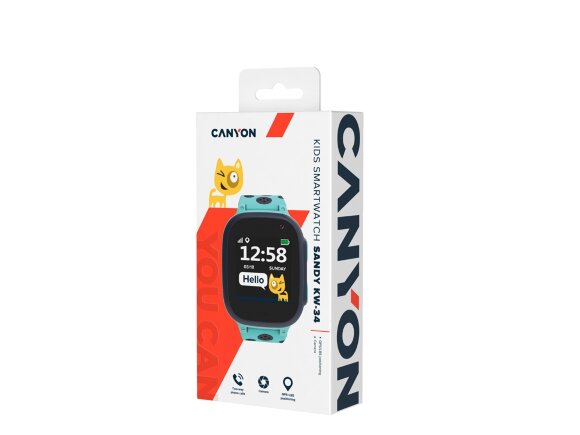 Детские часы Canyon Sandy KW-34, серо-голубой Детские часы Canyon Sandy KW-34, серо-голубой