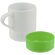 Кружка с силиконовой подставкой Protege, зеленое яблоко Кружка с силиконовой подставкой Protege, зеленое яблоко