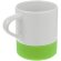 Кружка с силиконовой подставкой Protege, зеленое яблоко Кружка с силиконовой подставкой Protege, зеленое яблоко