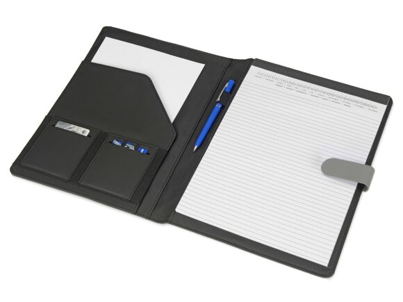 Папка для документов Route с блокнотом, светло-серый Папка для документов Route с блокнотом, светло-серый