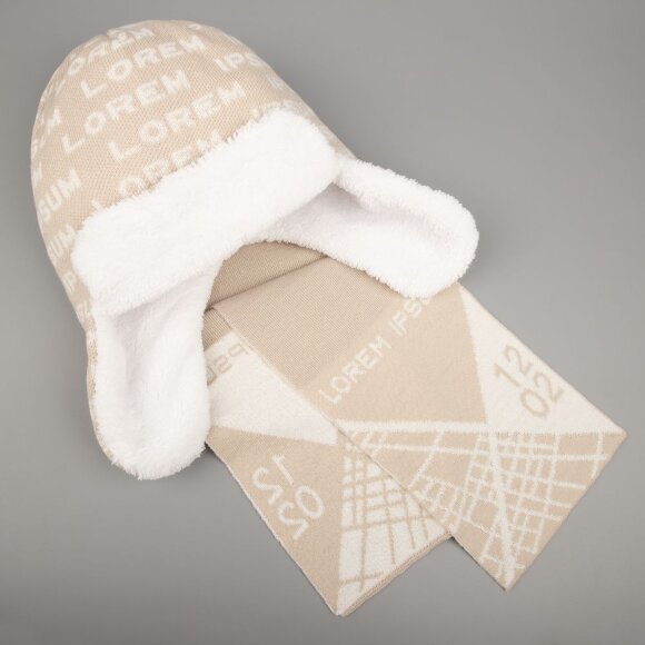 Шапка на заказ Tricksy Vesh, полушерсть